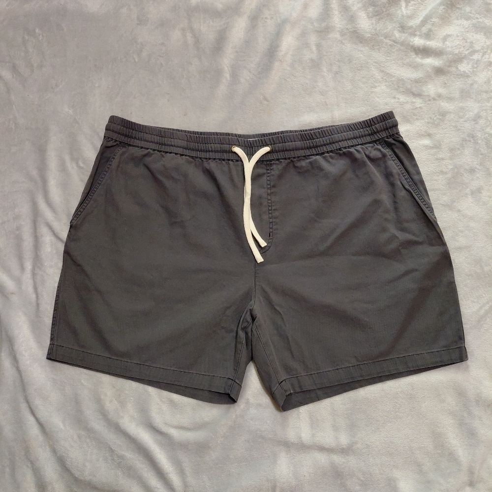 Marine Layer Gray Drawstring Saturday Shorts Size XXL NWT